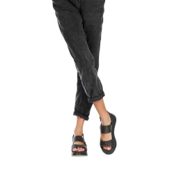 Wedge Sandal Pizzo black