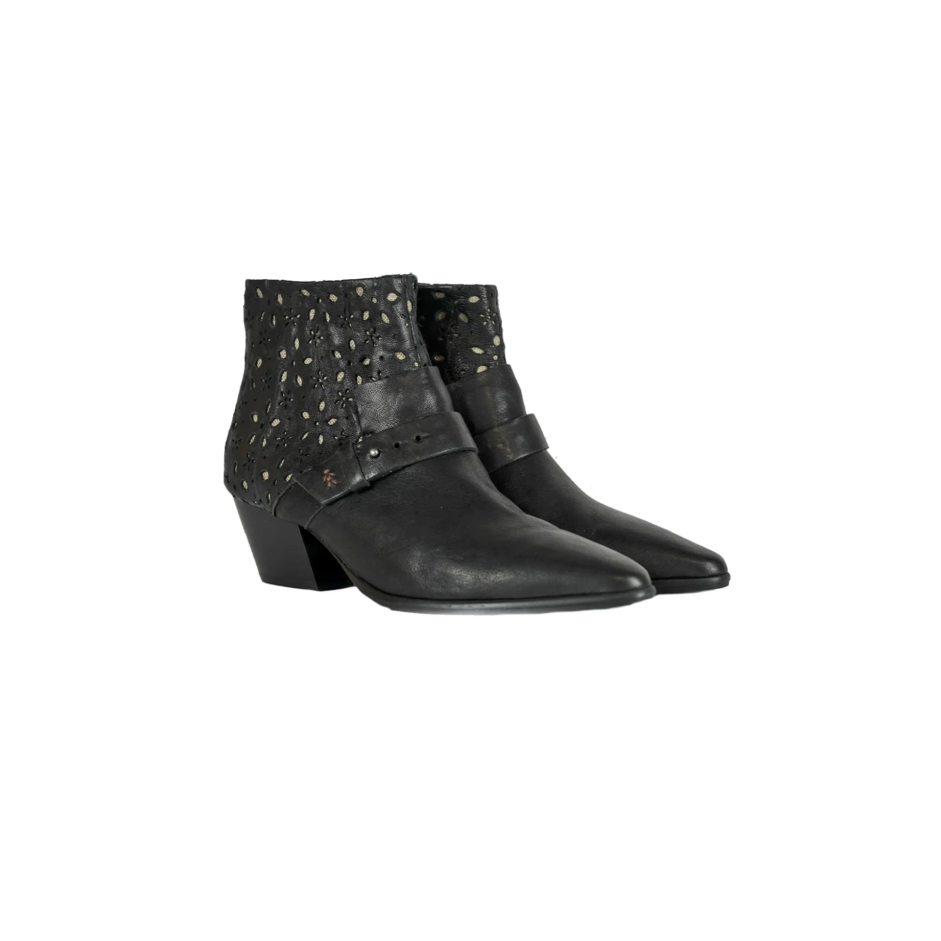 Western Bootie Baku Black