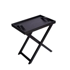 Wood Tray Table Ebano