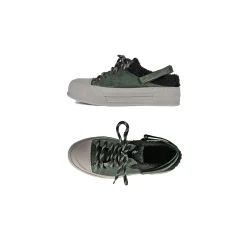 Wool Sabot Sneaker Grattato Forest Green