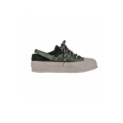 Wool Sabot Sneaker Grattato Forest Green