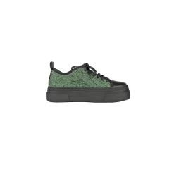 Wool Sneaker Bouclè Dark Green